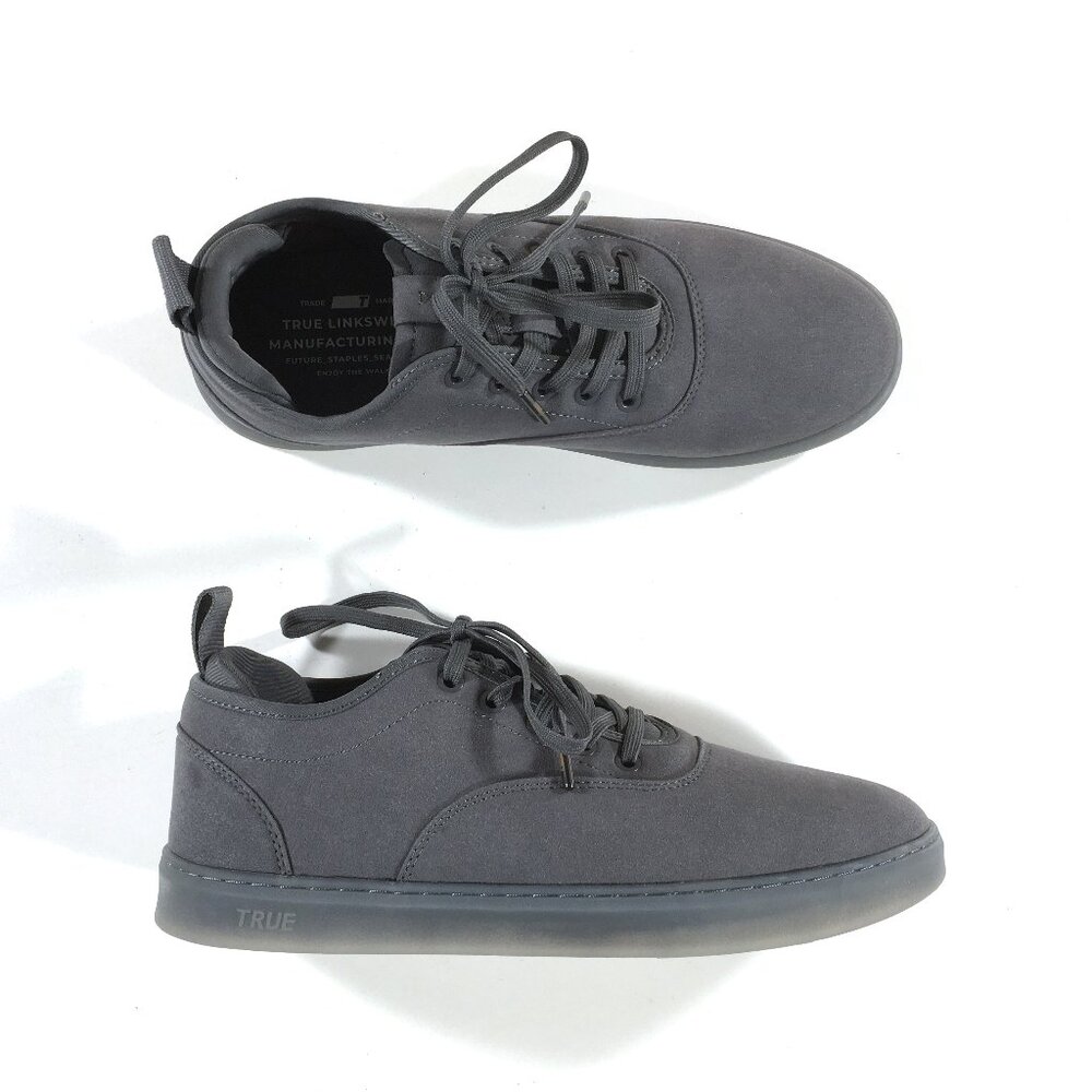 True Linkswear Men’s Gray Low-Top Athletic Sneakers